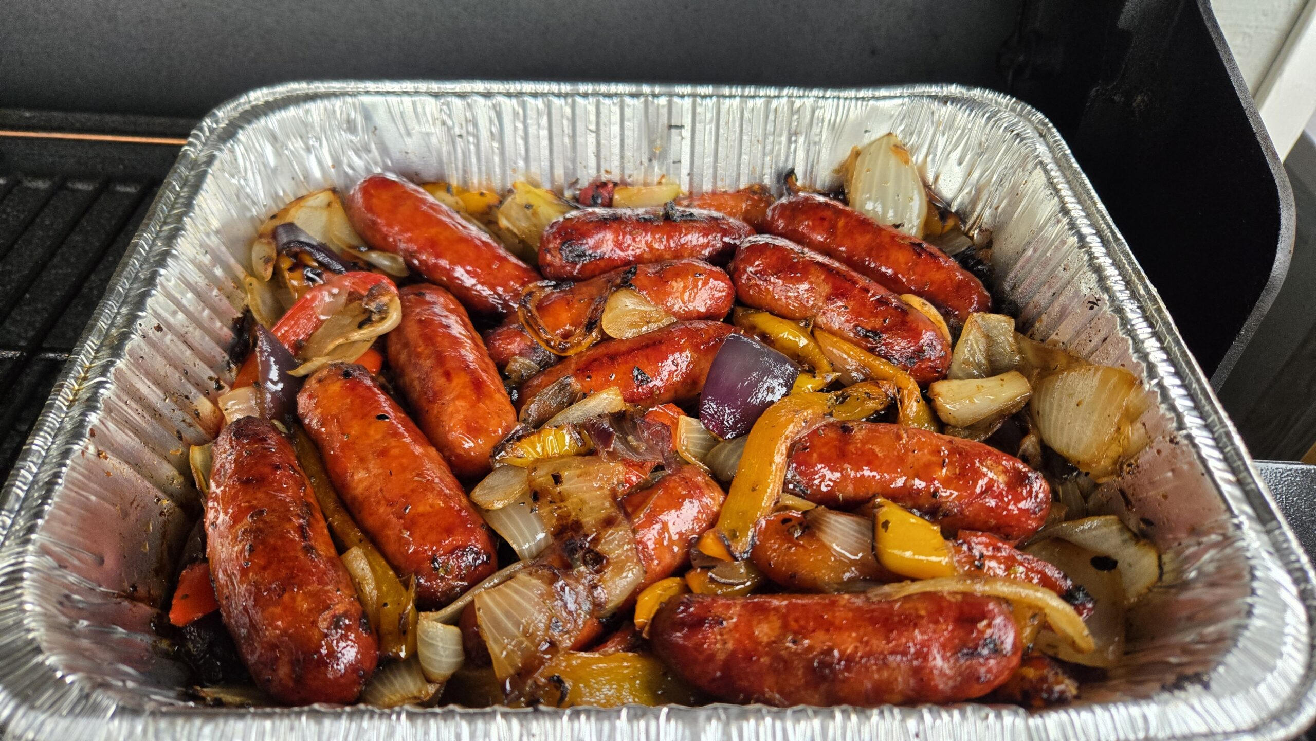 Grilled Italian Sausage with Peppers and Onions
