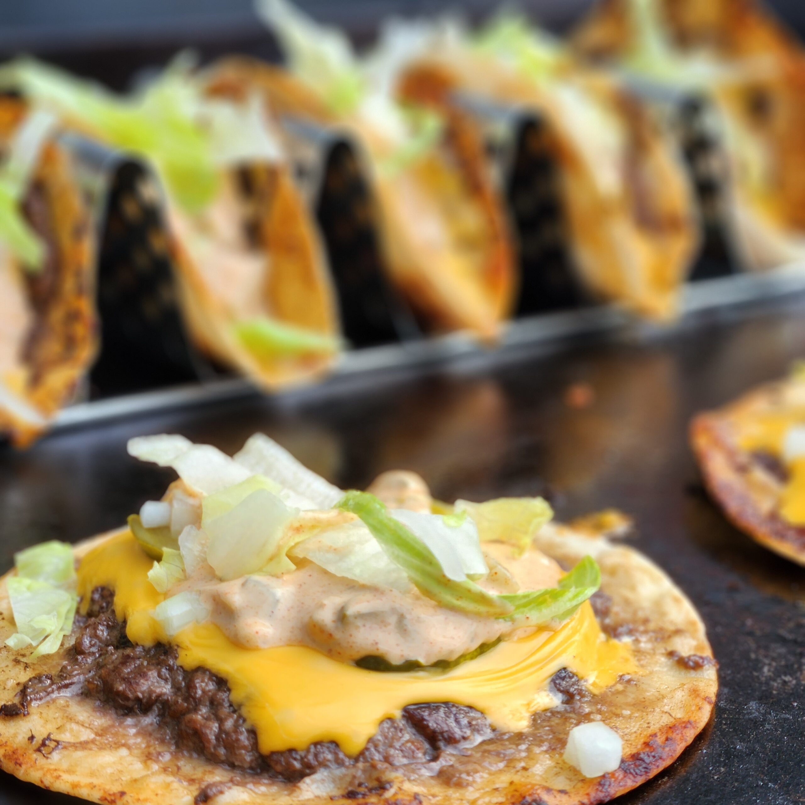 Big Mac Tacos on the Blackstone | Family Favorite Weeknight Dinner
