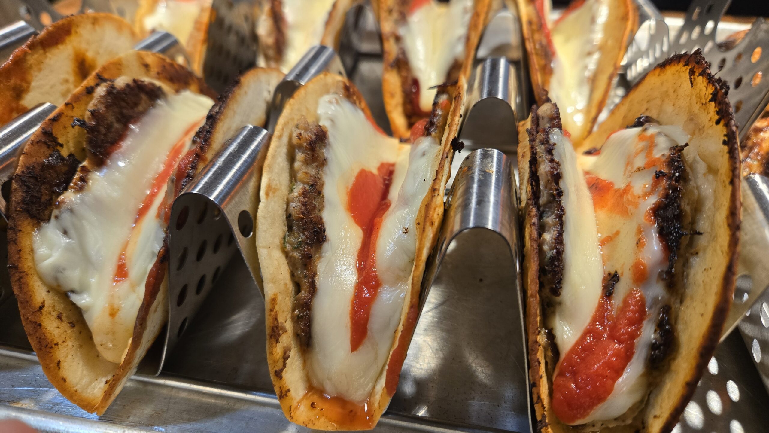 Smashed Meatball Parm Tacos | Juicy, Saucy & Family-Approved