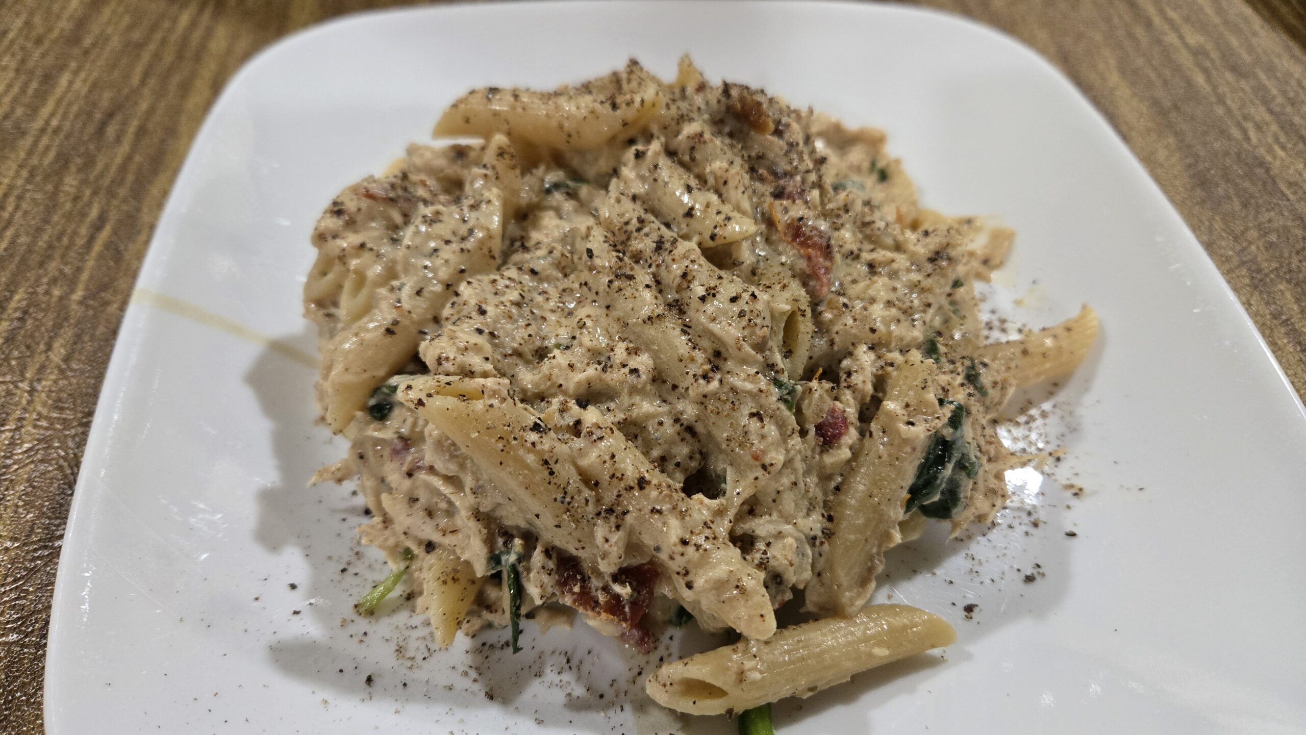 Crockpot Tuscan Chicken Pasta | Aldi Budget-Friendly Dinner