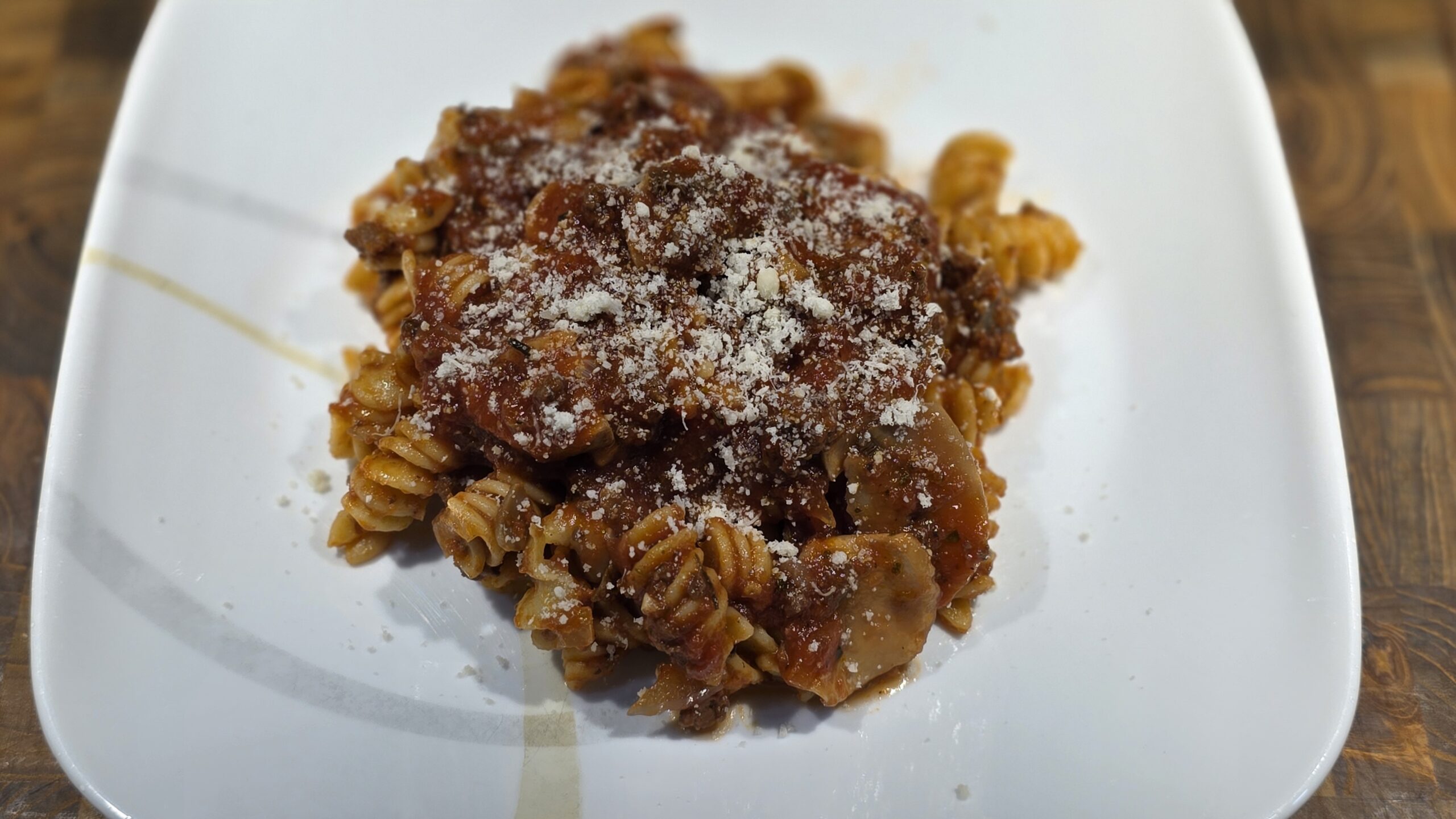 Old-School Meat Sauce (With a Few Upgrades) + Protein Rotini