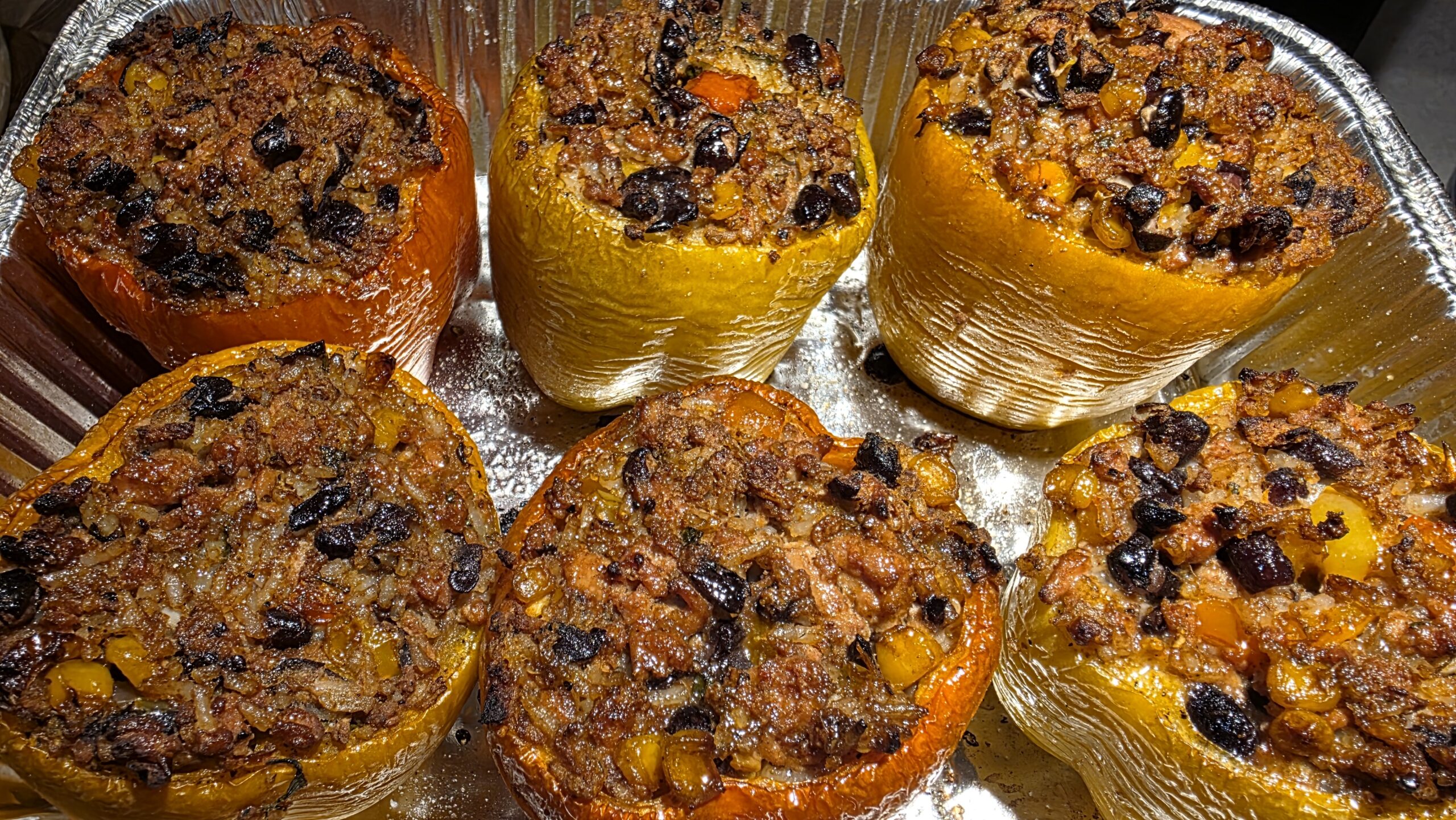 Smoked Tex-Mex Turkey Stuffed Peppers (Grill or Oven)