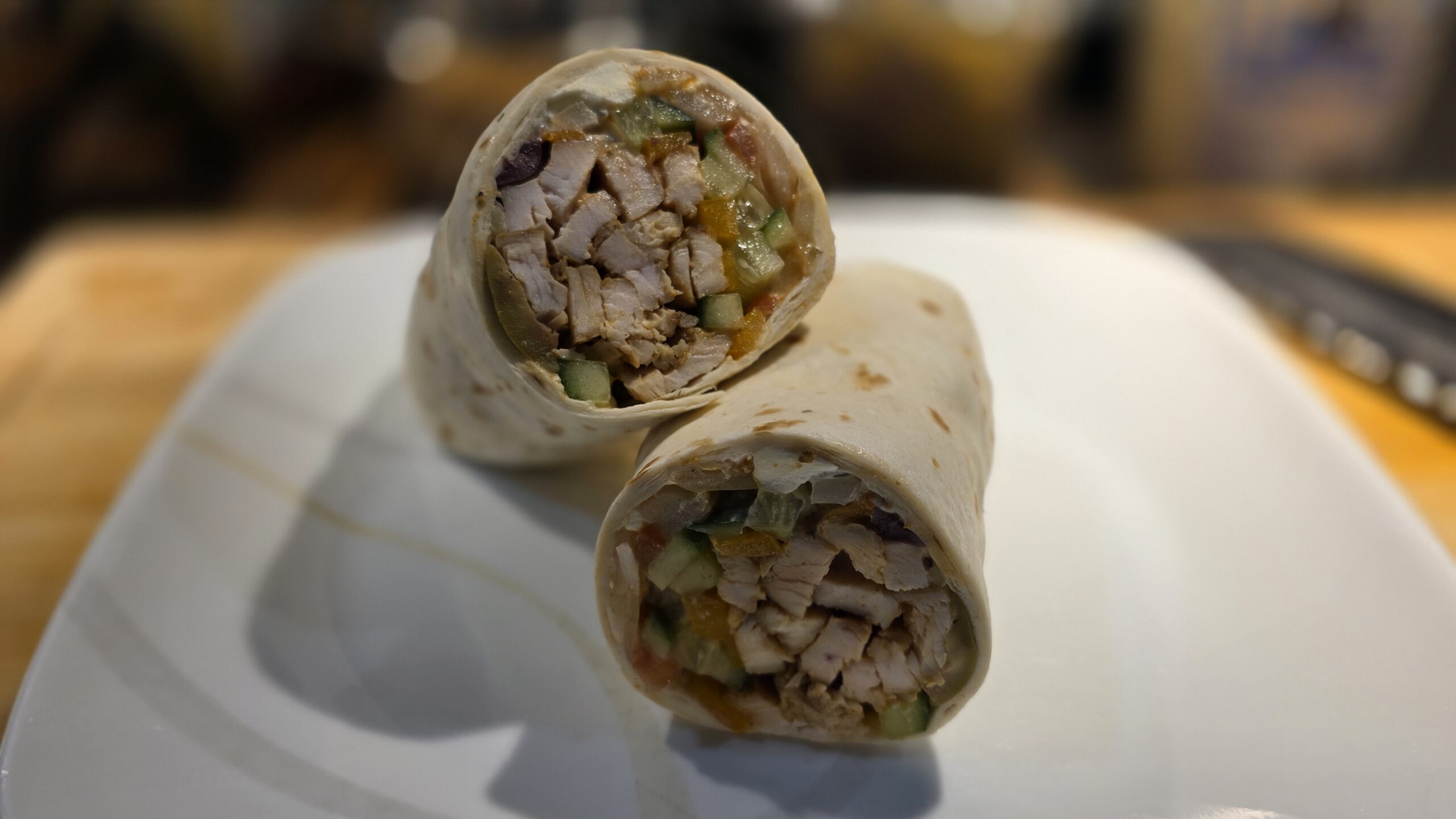 Greek-Style Cajun Chicken Meal Prep Wrap