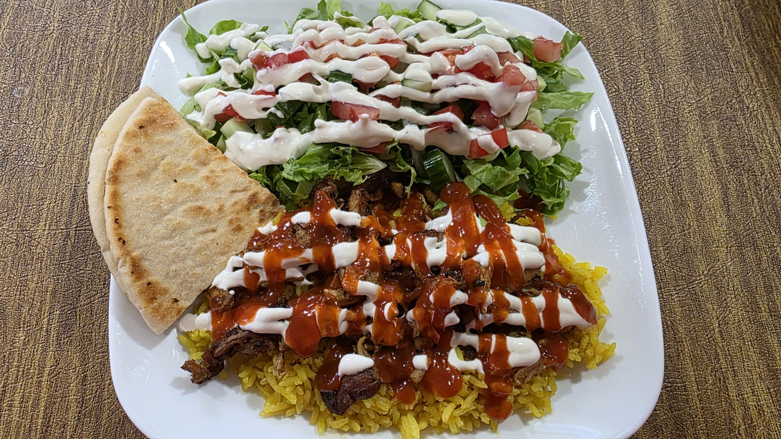 Halal Cart Chicken Over Rice (Blackstone or Skillet Recipe)