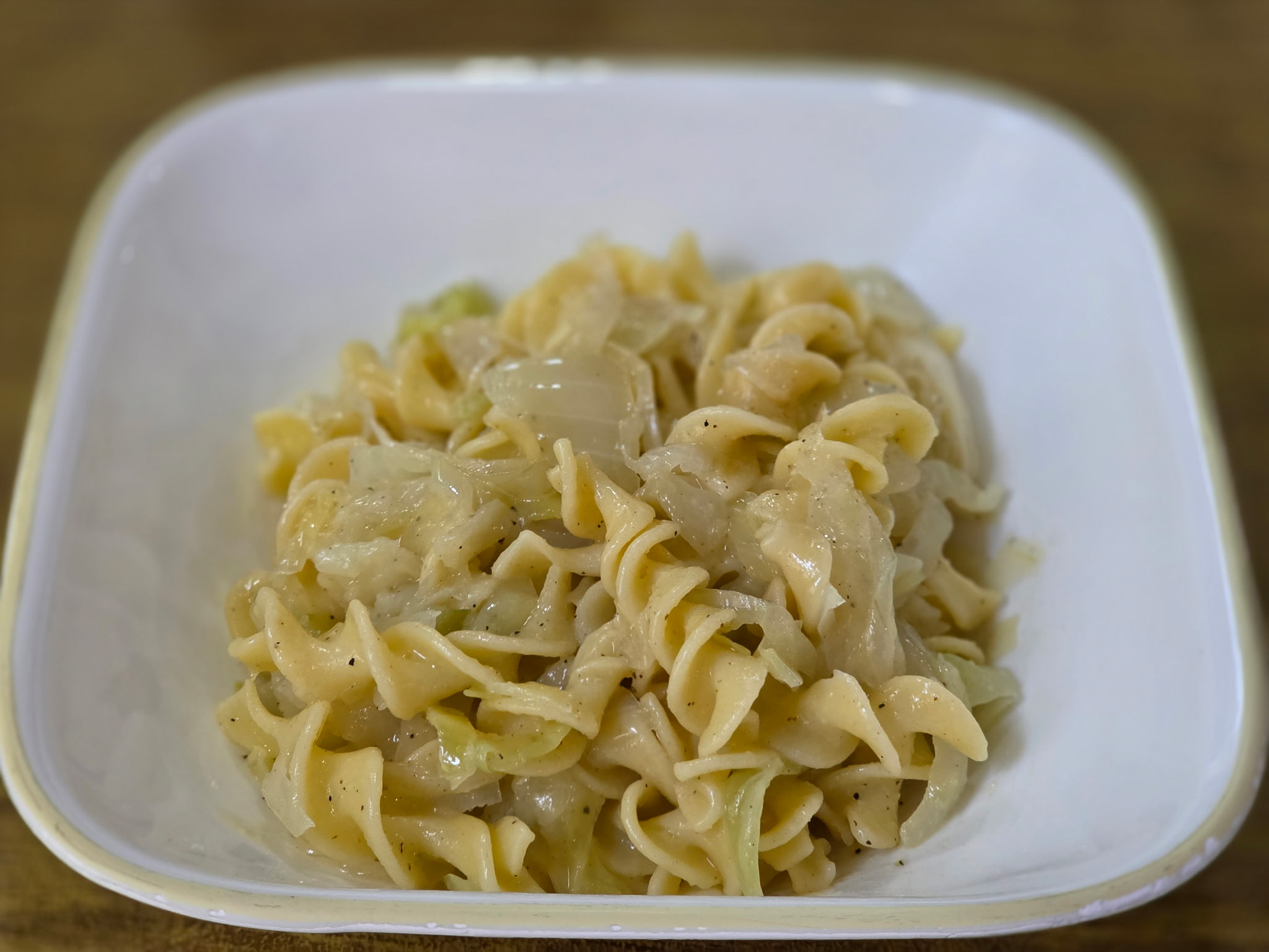 Buttered Cabbage & Noodles (Haluski)